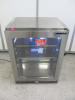 Precision Single Glass Door Back Bar Bottle Cooler, Model BBS600, S/N 169613.Size H75 x W60 x D50cm.