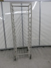 12 Rack Mobile Tray Trolley, Size H160 x W52 x D45cm.