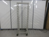 12 Rack Mobile Tray Trolley, Size H160 x W52 x D45cm. - 2