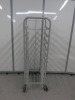 10 Rack Mobile Tray Trolley, Size H140 x W42 x D50cm. - 2