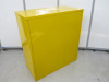 Yellow Hazchem Metal 2 Door Cupboard, Size H100 x W92 x D48cm. - 4