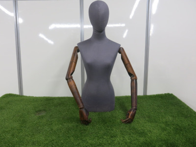 Articulated Grey Female Tailors Dummy.