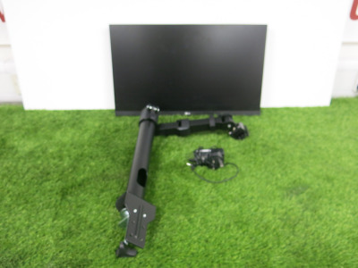 LG 24" HD Monitor, Model 24MP500. Comes with Power Supply & Office Desk Mount.