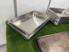 18 x Stainless Steel Baking Trays. - 2