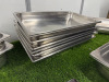 18 x Stainless Steel Baking Trays. - 3