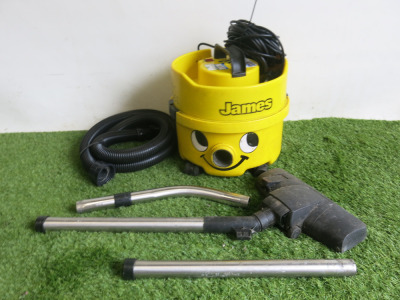 Numatic James Vacuum Cleaner, Model JVP 180-1. Comes with Hose & Attachment.
