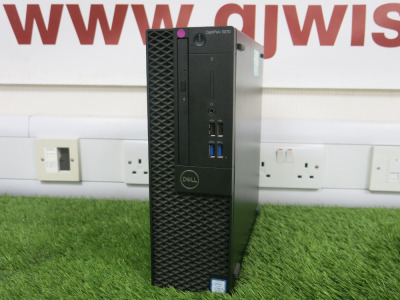 Dell OptiPlex 3070 PC, Intel Core i3-9100 3.6 GHz, 500 GIG Hard drive, 8 GIG Memory, Running Windows 11.