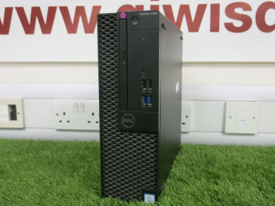 Dell OptiPlex 3050 PC, Intel Core i5-7500, 500 GIG Hard drive, 8 GIG Memory, Running Windows 11.