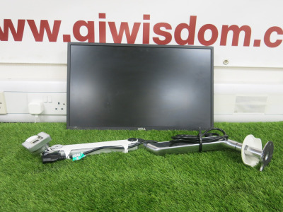 Dell 24" Flat Panel Monitor, Model P2317H, with Monitor Stand, NOTE: Requires Clamp.