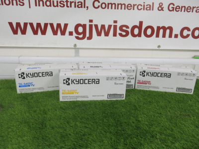 4x Kyocera Toner Kits, TK-5405, to include, 1x Cyan, 1x Yellow, 1x Magenta, 1x Black.