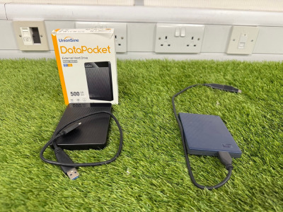 2 x Assorted External Hard Drives to Include: 1 x Union Sine 500GB & 1 x WD 2TB (My Passport For Mac).