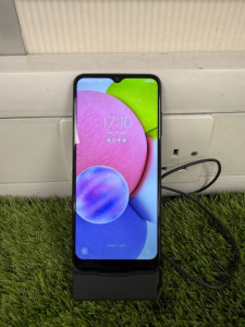 Samsung Galaxy AO3s Mobile Phone, Model SM-AO37G/DSN, 32GB, Dual Physical Sim. Comes with Charge & Sync Dock, Model LD-01.