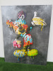 "Mouse in Da House" by Dan Lane, Hand Varnished Boxed Canvas. Limited Edition 25/295. Size 82 x 71cm. Comes with Certificate of Authenticity.