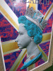 "Elizabeth" by Illuminati Neon, Muti Media Hand Varnished Canvas on Aluminium. Limited Edition 190/295. Size 111 x 86cm. Comes with Certificate of Authenticity. - 2