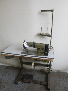 Brother B755-MKII Model DB2-B&14-3, S/N C2591897 Industrial Sewing Machine on Stand.