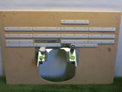 Festool AP-KA 65 Edge Bander Adapter Plate with Carry Case and Assorted Parts (As Viewed).