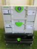 Festool SYS Roll Mobile Trolley with Draw & 2 x Empty Festool Systainer Assorted Size Carry Cases. - 2