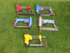 5 x Pneumatic Nail Guns Assorted Makes & Models (As Viewed).
