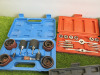 5 x Tools & Accessories in Cases to Include: Dremel 3000, Parkside PSG50B2, Core Drill Bits, Tap & Die Set and Set of Sanding Attachments (As Viewed). - 4