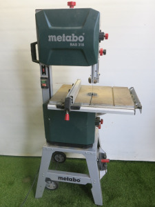 Metabo BAS 318 Precision WNB Band Saw, Serial Number 6087810211, 240V.