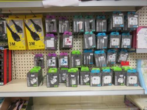 Approx 155 x Mobile Phone & TV Accessories with Cables, Chargers & Leads (As Viewed)