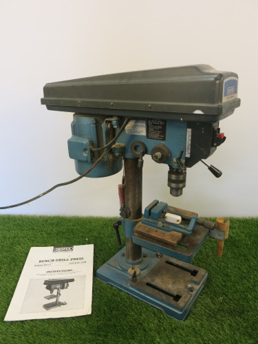Draper Bench Drill Press, Model BD13-5, 240v with Instruction Manual.