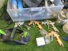 Large Quantity of Assortment of Tools to Include: DeWalt Tool Bag, Festool Geko Glass Handler, 4 x Spray Guns, Adhesives, Hand Tools, Bosch Multitool (A/F) & Other (As Pictured/Viewed). - 4