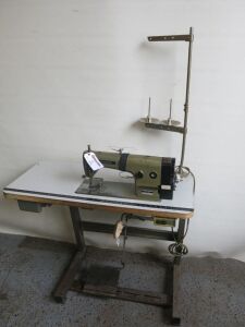 Brother B755-MKII Model DB2-B&14-3, S/N C2591897 Industrial Sewing Machine on Stand.