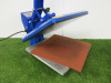 UK Press, Heat Press Machine, Model HPC480. S/N CK-003, DOM 08/2023, with 1 x Matt. Bed Size W38cm & D38cm. - 3