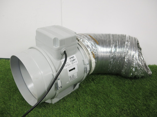 Blauberg Turbo 200 Mixed Flow Round Extractor Fan.