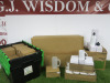 Stock of 124 x Assorted Blank Mugs, Water Bottles, & Beer Steins to Include: 18 x White Mugs, 72 x 500ml Aluminium White Water Bottles, 19 x Frosted 16oz 'Trigger' Beer Steins & 15 x Premium Quality Glass Beer Steins.