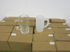 Stock of 124 x Assorted Blank Mugs, Water Bottles, & Beer Steins to Include: 18 x White Mugs, 72 x 500ml Aluminium White Water Bottles, 19 x Frosted 16oz 'Trigger' Beer Steins & 15 x Premium Quality Glass Beer Steins. - 6
