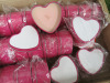 20 x Blank Personalisable Heart Shaped Candles. - 2
