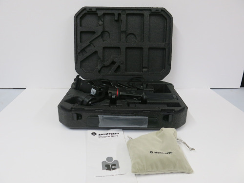Manfrotto Professional 3-Axis Gimbal for DSR & Mirrorless Cameras in Case with Manuals.