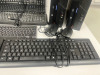 Lot Consisting of 4 x PC's, Keyboards & Mouse to Include: 2 x Lenovo Think Centre M85, Model B26, Running Windows 10, Intel Core 2 Duo, E8500 @ 3.16 GHz, 7GB/16GB RAMS, 128GB/232GB SSD's. Lenovo Think Centre Edge 72, Model AYG, Running Windows 10, Intel C - 7
