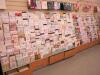 6 x Racks Containing Approx 1500 Greetings Cards and Approx 500 Replenishing Stock in Drawers Under, 3 x Spinner Displays of Banners, Cards & Wrap (As Viewed)