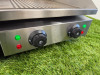 Adexa Commercial Electric Ribbed Griddle, 240V. Size H23 x W73 x D48cm. - 2