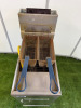 Pitco Single Tank Twin Basket Gas Deep Fat Fryer, Model 35C+, S/N G20JD041784. Size H117 x W38 x D76cm. - 3