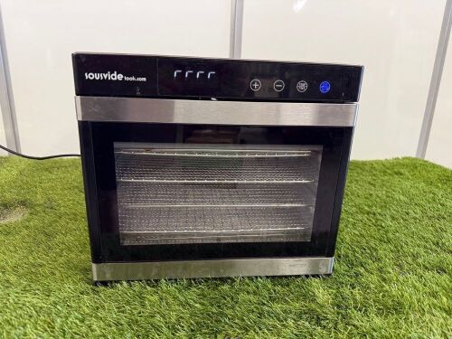 Sousvide 6 Tray Stainless Steel Dehydrator, Model SVT-12005, S/N 2430.