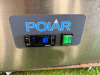 Polar Stainless Steel 9 Drawer Counter Fridge, Model FA441, S/N 21231546. Size H85 x W135 x D70cm. - 3