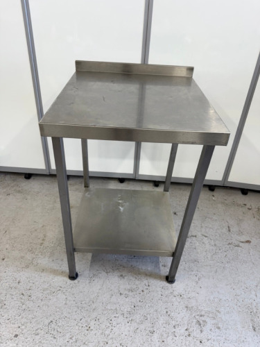 Stainless Steel Prep Table with Shelf Under, Size H90 x W60 x D65cm.