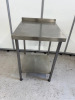 Stainless Steel Prep Table with Shelf Under, Size H90 x W60 x D65cm.