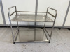 Stainless Steel Kitchen Storage Rack with 2 Shelves. Size H52 x W57 x D35cm.