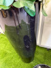 2 x Tall Black Plastic Vase with Assorted Faux Flowers. Size Vase H80 x D&iacute;a 37cm & 1 x Ceramic Vase, Size H26cm. - 4