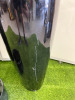 2 x Tall Black Plastic Vase with Assorted Faux Flowers. Size Vase H80 x D&iacute;a 37cm & 1 x Ceramic Vase, Size H26cm. - 5