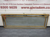 Large Bevel Edged Gold Detail & Framed Mirror. Size H80 x W230cm.