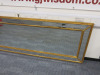 Large Bevel Edged Gold Detail & Framed Mirror. Size H80 x W230cm. - 2
