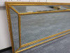 Large Bevel Edged Gold Detail & Framed Mirror. Size H80 x W230cm. - 3