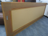 Large Bevel Edged Gold Detail & Framed Mirror. Size H80 x W230cm. - 5