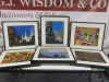 10 x Oriental Scene Artwork in Black Frames, Size 60 x 70cm.